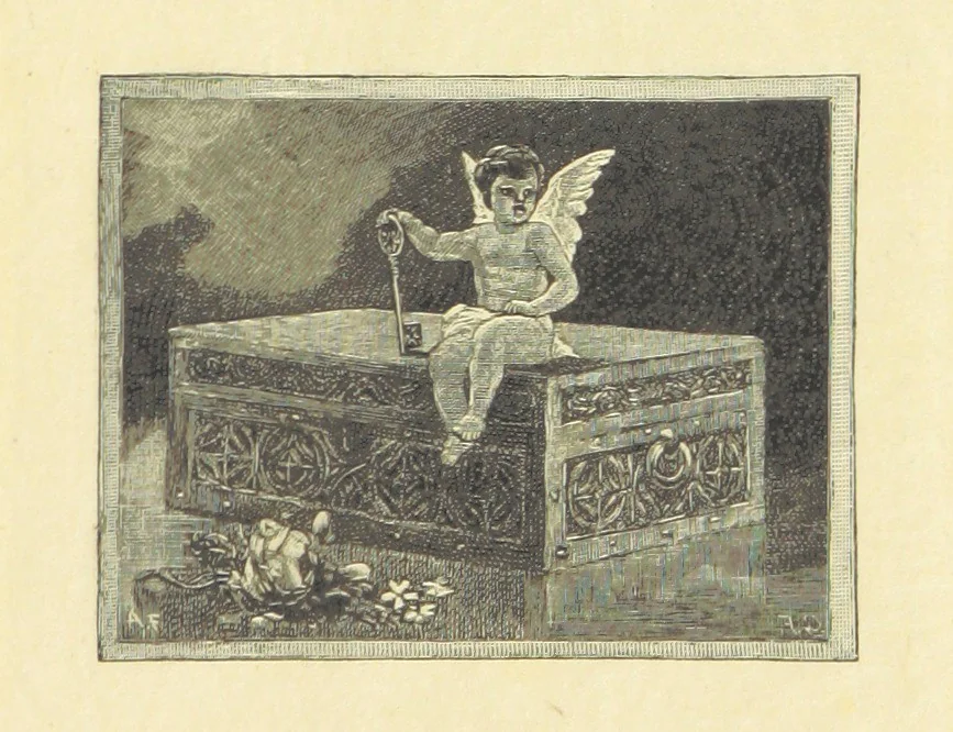 An illustration from Fifty Perfect Poems. Selected and edited by C. A. Dana and Rossiter Johnson. With seventy illustrations, 1883, leaf 199