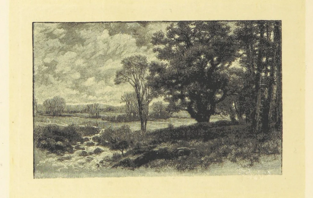 An illustration from Fifty Perfect Poems. Selected and edited by C. A. Dana and Rossiter Johnson. With seventy illustrations, 1883, leaf 202