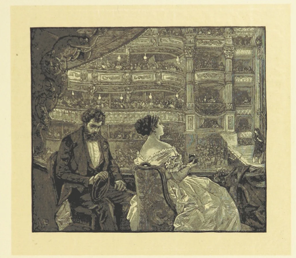 An illustration from Fifty Perfect Poems. Selected and edited by C. A. Dana and Rossiter Johnson. With seventy illustrations, 1883, leaf 213