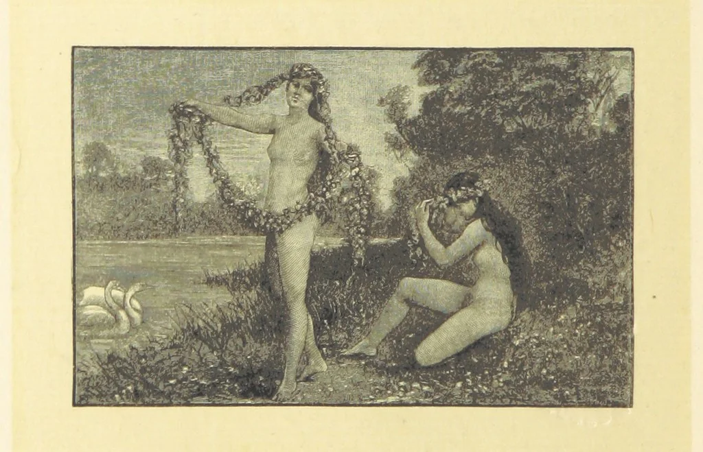 An illustration from Fifty Perfect Poems. Selected and edited by C. A. Dana and Rossiter Johnson. With seventy illustrations, 1883, leaf 24