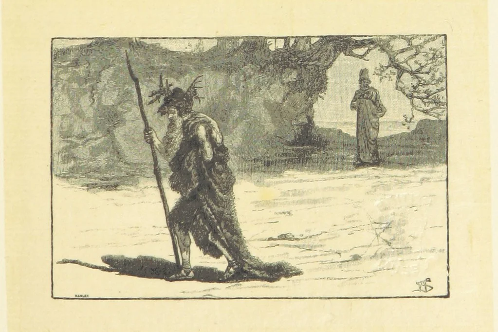 An illustration from Fifty Perfect Poems. Selected and edited by C. A. Dana and Rossiter Johnson. With seventy illustrations, 1883, leaf 35