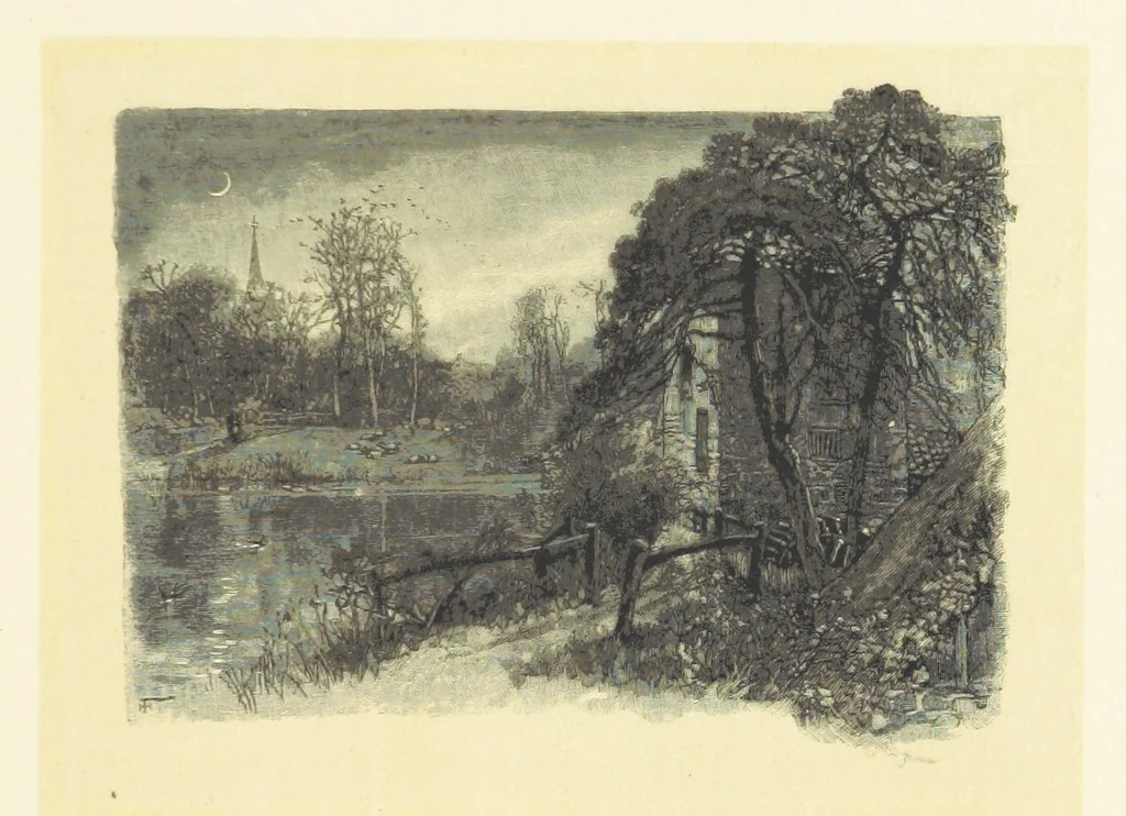 An illustration from Fifty Perfect Poems. Selected and edited by C. A. Dana and Rossiter Johnson. With seventy illustrations, 1883, leaf 41