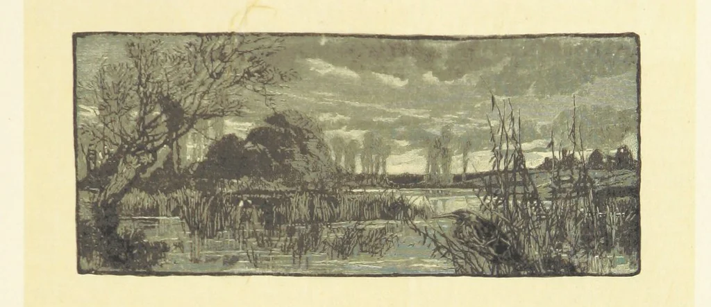 An illustration from Fifty Perfect Poems. Selected and edited by C. A. Dana and Rossiter Johnson. With seventy illustrations, 1883, leaf 43