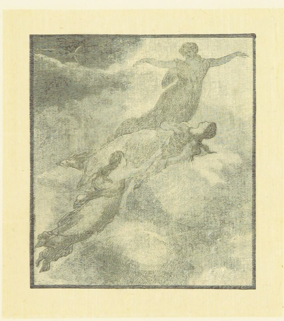 An illustration from Fifty Perfect Poems. Selected and edited by C. A. Dana and Rossiter Johnson. With seventy illustrations, 1883, leaf 73