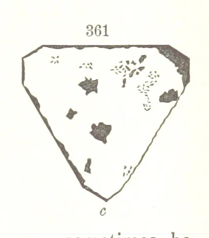An illustration from A Text-Book of Mineralogy. With an extended treatise on crystallography and physical mineralogy. By E. S. Dana ... on the plan and with the co-operation of Professor James D. Dana, etc, 1877, leaf 127