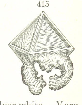 An illustration from A Text-Book of Mineralogy. With an extended treatise on crystallography and physical mineralogy. By E. S. Dana ... on the plan and with the co-operation of Professor James D. Dana, etc, 1877, leaf 217