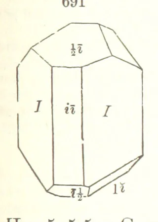 An illustration from A Text-Book of Mineralogy. With an extended treatise on crystallography and physical mineralogy. By E. S. Dana ... on the plan and with the co-operation of Professor James D. Dana, etc, 1877, leaf 379