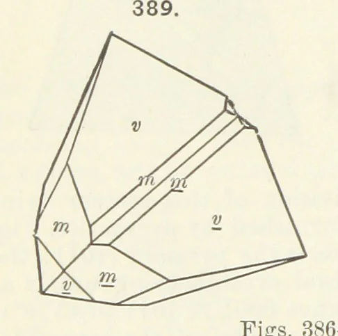 An illustration from A Text-Book of Mineralogy. With an extended treatise on crystallography and physical mineralogy ... on the plan and with the co-operation of ... James D. Dana ... With ... woodcuts ... Newly revised and enlarged. 17th edition, etc, 1898, leaf 144