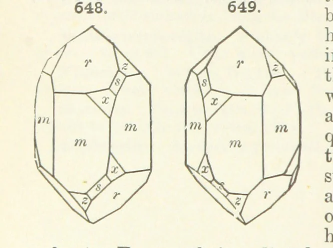 An illustration from A Text-Book of Mineralogy. With an extended treatise on crystallography and physical mineralogy ... on the plan and with the co-operation of ... James D. Dana ... With ... woodcuts ... Newly revised and enlarged. 17th edition, etc, 1898, leaf 342