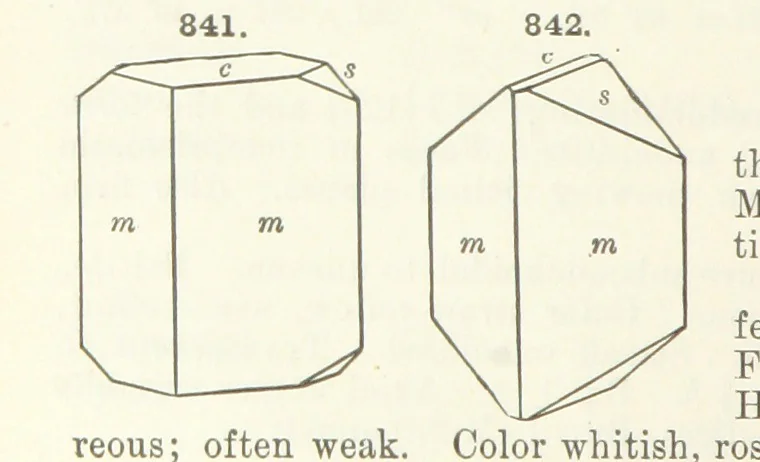 An illustration from A Text-Book of Mineralogy. With an extended treatise on crystallography and physical mineralogy ... on the plan and with the co-operation of ... James D. Dana ... With ... woodcuts ... Newly revised and enlarged. 17th edition, etc, 1898, leaf 450