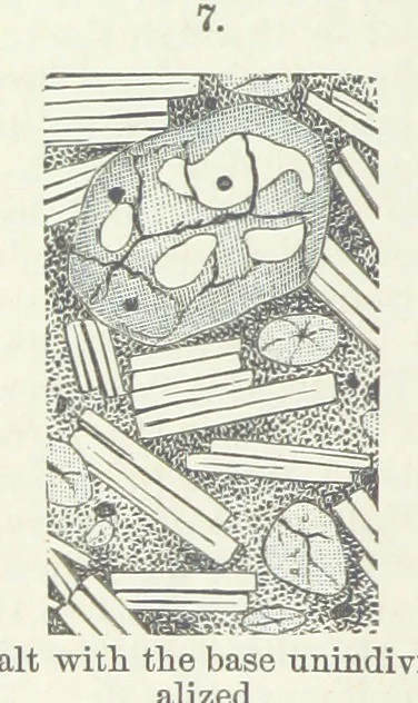 An illustration from Manual of Mineralogy, including observations on mines, rocks, reduction of ores, and the applications of the science to the arts ... Fourth edition, 1878, leaf 432