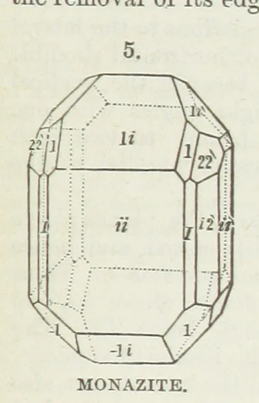 An illustration from Manual of Mineralogy, including observations on mines, rocks, reduction of ores, and the applications of the science to the arts ... Fourth edition, 1878, leaf 55