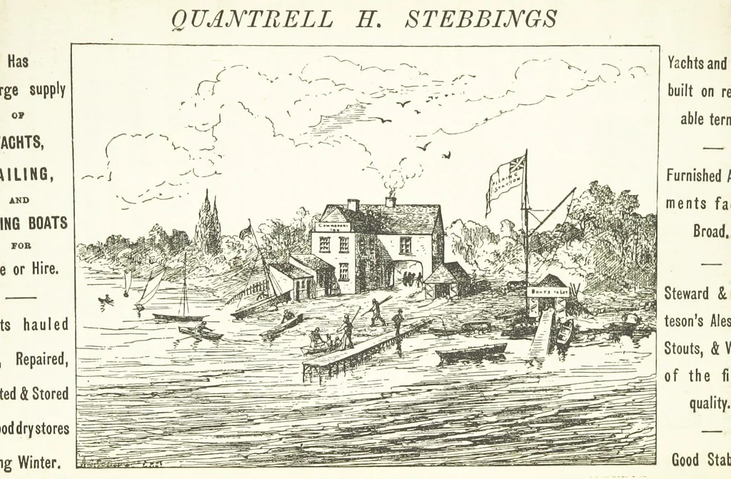 An illustration from The Handbook to the Rivers and Broads of Norfolk & Suffolk. [With illustrations and a map, 1888, leaf 185