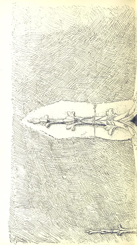 An illustration from A History of West Gower, Glamorganshire. (pt. 2. Historical Notices of the Parishes of Llanmadoc and Cheriton, etc.-pt. 3. Historical Notices of the Parishes of Llangenydd and Rhosili, etc.-pt. 4. Historical Notices of the Parishes of Penrice, Oxwich and Nicholaston, etc.), 1877, leaf 172