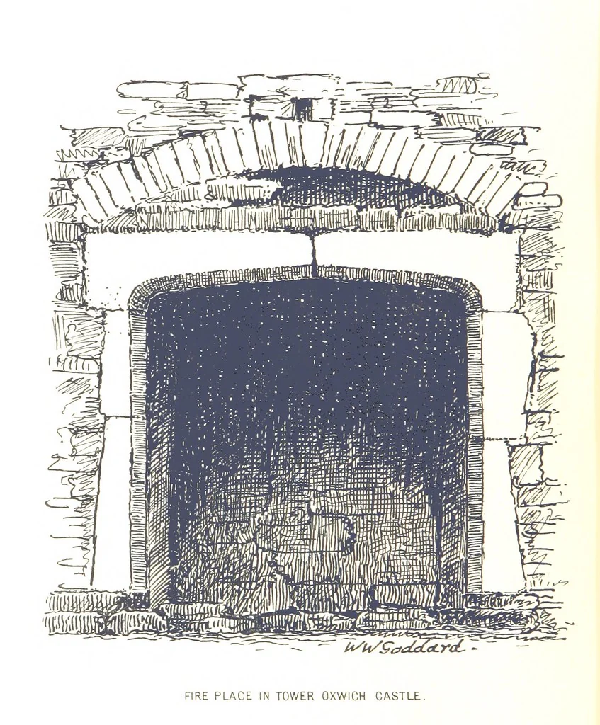 An illustration from A History of West Gower, Glamorganshire. (pt. 2. Historical Notices of the Parishes of Llanmadoc and Cheriton, etc.-pt. 3. Historical Notices of the Parishes of Llangenydd and Rhosili, etc.-pt. 4. Historical Notices of the Parishes of Penrice, Oxwich and Nicholaston, etc.), 1877, leaf 244