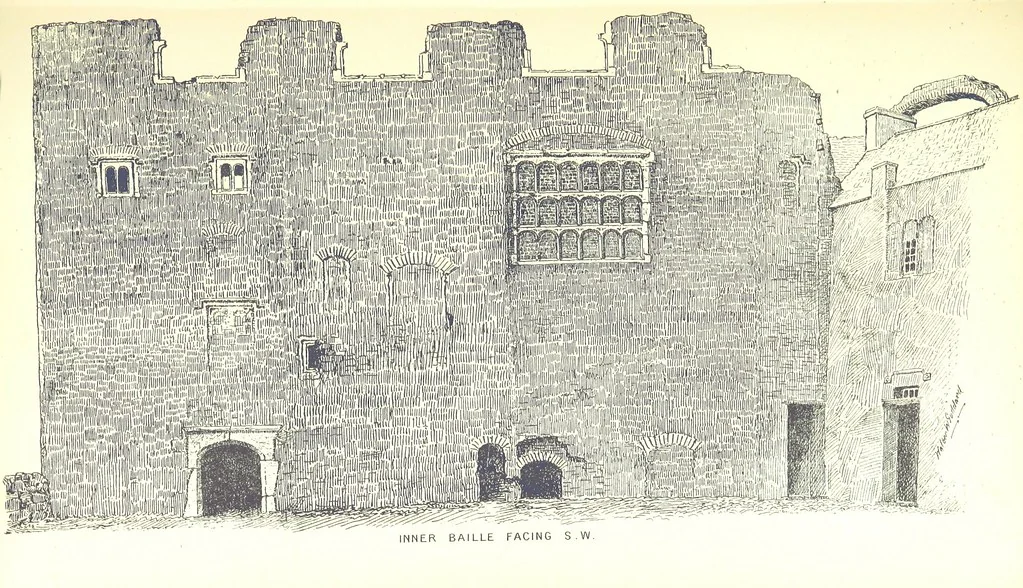 An illustration from A History of West Gower, Glamorganshire. (pt. 2. Historical Notices of the Parishes of Llanmadoc and Cheriton, etc.-pt. 3. Historical Notices of the Parishes of Llangenydd and Rhosili, etc.-pt. 4. Historical Notices of the Parishes of Penrice, Oxwich and Nicholaston, etc.), 1877, leaf 247