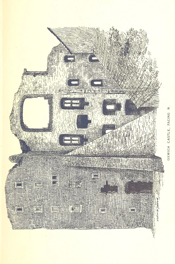 An illustration from A History of West Gower, Glamorganshire. (pt. 2. Historical Notices of the Parishes of Llanmadoc and Cheriton, etc.-pt. 3. Historical Notices of the Parishes of Llangenydd and Rhosili, etc.-pt. 4. Historical Notices of the Parishes of Penrice, Oxwich and Nicholaston, etc.), 1877, leaf 251
