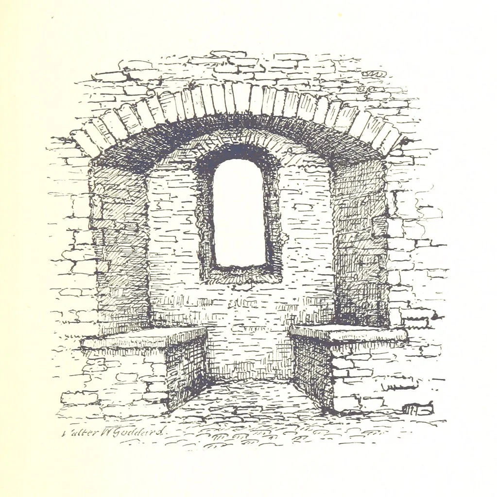 An illustration from A History of West Gower, Glamorganshire. (pt. 2. Historical Notices of the Parishes of Llanmadoc and Cheriton, etc.-pt. 3. Historical Notices of the Parishes of Llangenydd and Rhosili, etc.-pt. 4. Historical Notices of the Parishes of Penrice, Oxwich and Nicholaston, etc.), 1877, leaf 259