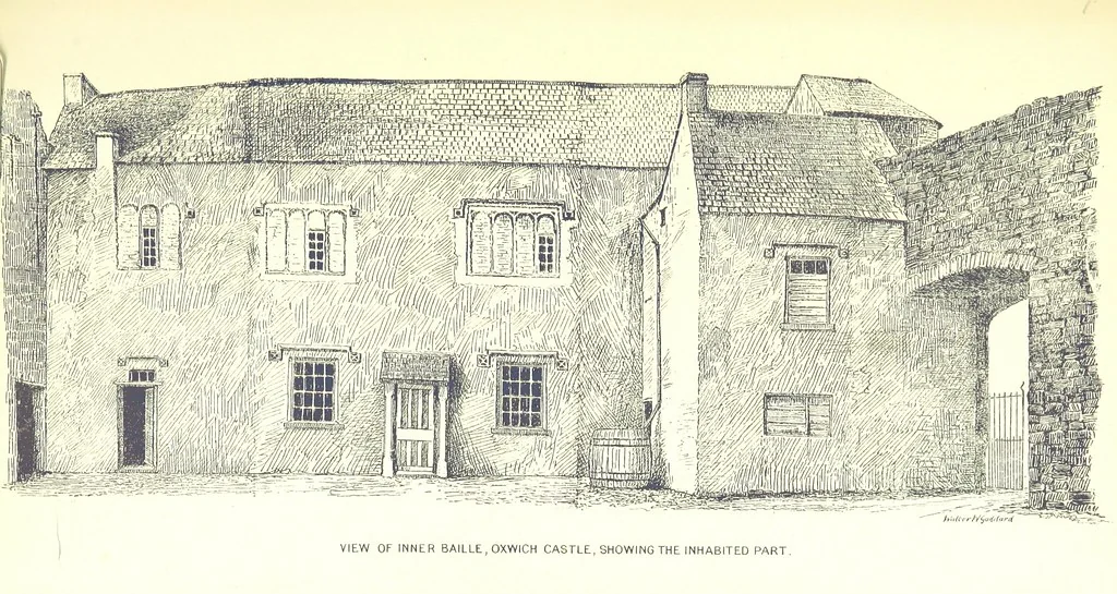 An illustration from A History of West Gower, Glamorganshire. (pt. 2. Historical Notices of the Parishes of Llanmadoc and Cheriton, etc.-pt. 3. Historical Notices of the Parishes of Llangenydd and Rhosili, etc.-pt. 4. Historical Notices of the Parishes of Penrice, Oxwich and Nicholaston, etc.), 1877, leaf 263