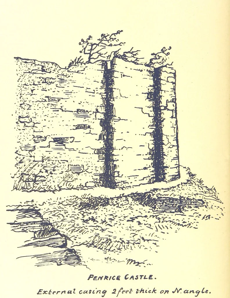 An illustration from A History of West Gower, Glamorganshire. (pt. 2. Historical Notices of the Parishes of Llanmadoc and Cheriton, etc.-pt. 3. Historical Notices of the Parishes of Llangenydd and Rhosili, etc.-pt. 4. Historical Notices of the Parishes of Penrice, Oxwich and Nicholaston, etc.), 1877, leaf 32
