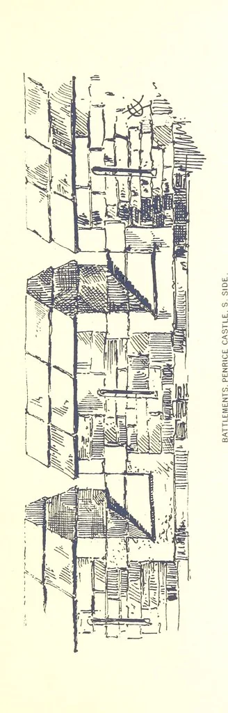 An illustration from A History of West Gower, Glamorganshire. (pt. 2. Historical Notices of the Parishes of Llanmadoc and Cheriton, etc.-pt. 3. Historical Notices of the Parishes of Llangenydd and Rhosili, etc.-pt. 4. Historical Notices of the Parishes of Penrice, Oxwich and Nicholaston, etc.), 1877, leaf 35