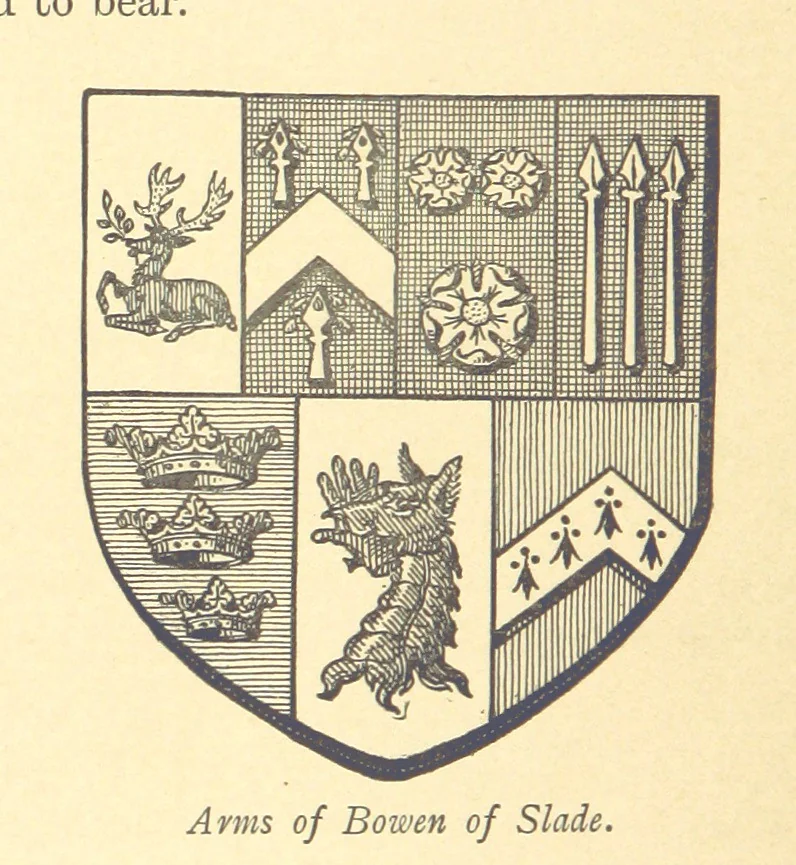 An illustration from A History of West Gower, Glamorganshire. (pt. 2. Historical Notices of the Parishes of Llanmadoc and Cheriton, etc.-pt. 3. Historical Notices of the Parishes of Llangenydd and Rhosili, etc.-pt. 4. Historical Notices of the Parishes of Penrice, Oxwich and Nicholaston, etc.), 1877, leaf 432