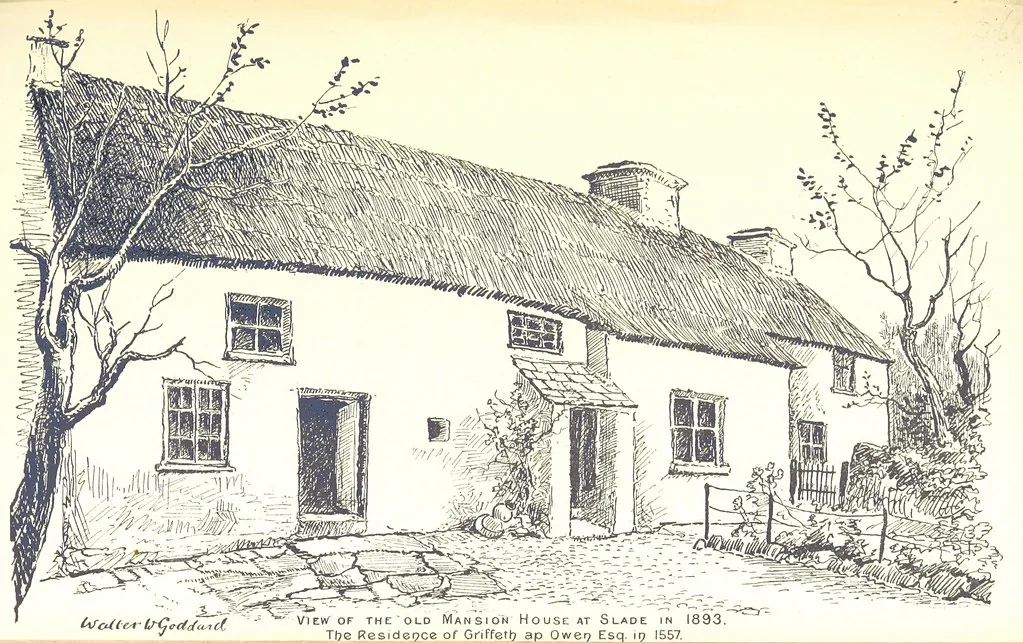 An illustration from A History of West Gower, Glamorganshire. (pt. 2. Historical Notices of the Parishes of Llanmadoc and Cheriton, etc.-pt. 3. Historical Notices of the Parishes of Llangenydd and Rhosili, etc.-pt. 4. Historical Notices of the Parishes of Penrice, Oxwich and Nicholaston, etc.), 1877, leaf 463