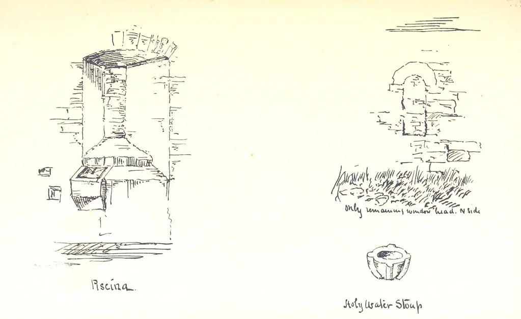 An illustration from A History of West Gower, Glamorganshire. (pt. 2. Historical Notices of the Parishes of Llanmadoc and Cheriton, etc.-pt. 3. Historical Notices of the Parishes of Llangenydd and Rhosili, etc.-pt. 4. Historical Notices of the Parishes of Penrice, Oxwich and Nicholaston, etc.), 1877, leaf 503