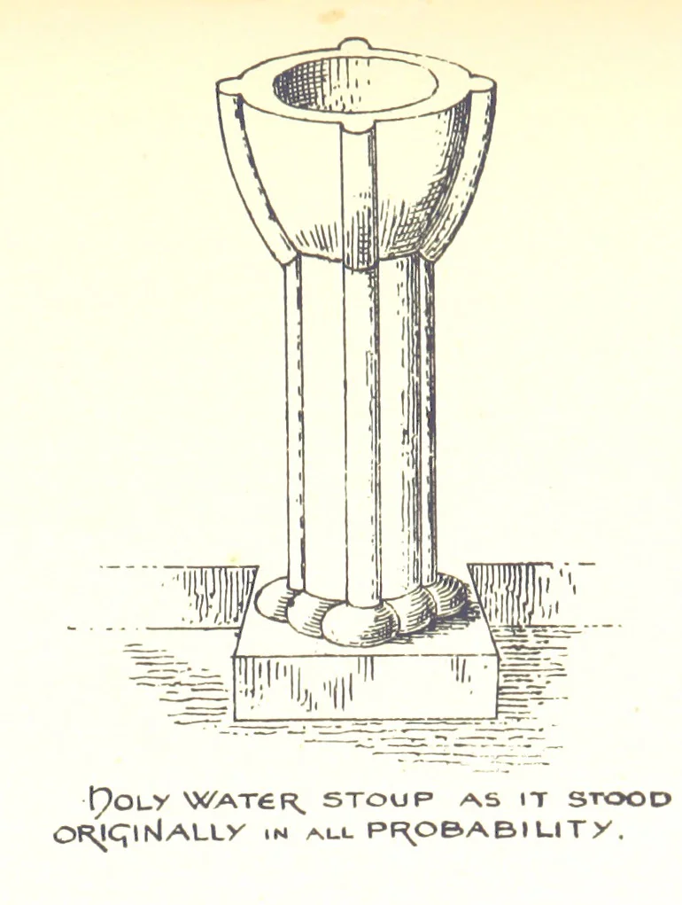 An illustration from A History of West Gower, Glamorganshire. (pt. 2. Historical Notices of the Parishes of Llanmadoc and Cheriton, etc.-pt. 3. Historical Notices of the Parishes of Llangenydd and Rhosili, etc.-pt. 4. Historical Notices of the Parishes of Penrice, Oxwich and Nicholaston, etc.), 1877, leaf 519