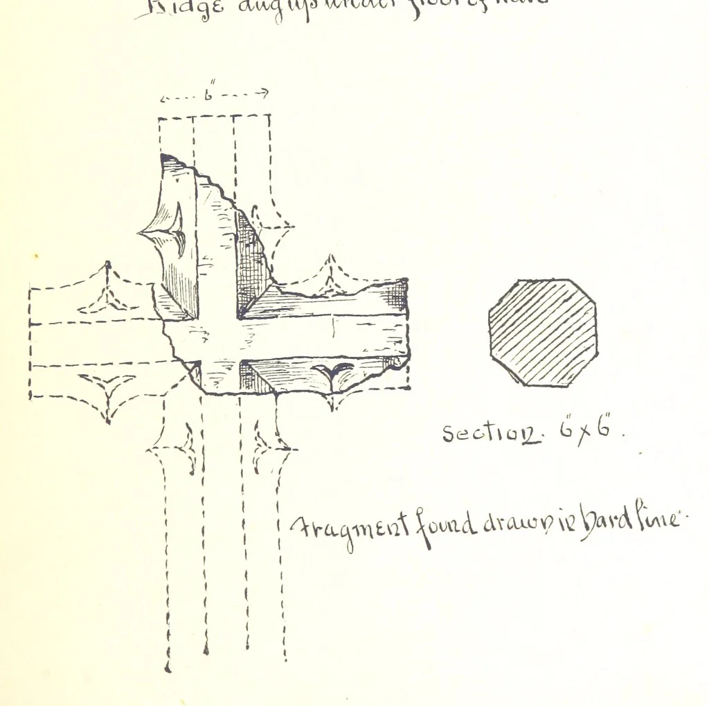 An illustration from A History of West Gower, Glamorganshire. (pt. 2. Historical Notices of the Parishes of Llanmadoc and Cheriton, etc.-pt. 3. Historical Notices of the Parishes of Llangenydd and Rhosili, etc.-pt. 4. Historical Notices of the Parishes of Penrice, Oxwich and Nicholaston, etc.), 1877, leaf 525