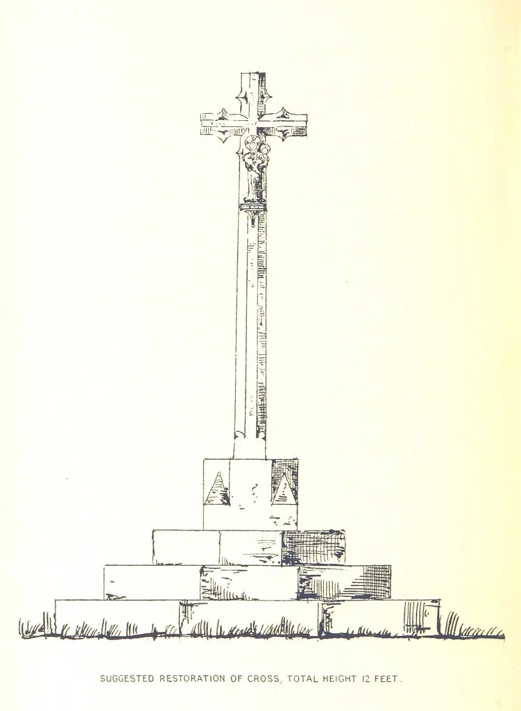 An illustration from A History of West Gower, Glamorganshire. (pt. 2. Historical Notices of the Parishes of Llanmadoc and Cheriton, etc.-pt. 3. Historical Notices of the Parishes of Llangenydd and Rhosili, etc.-pt. 4. Historical Notices of the Parishes of Penrice, Oxwich and Nicholaston, etc.), 1877, leaf 528