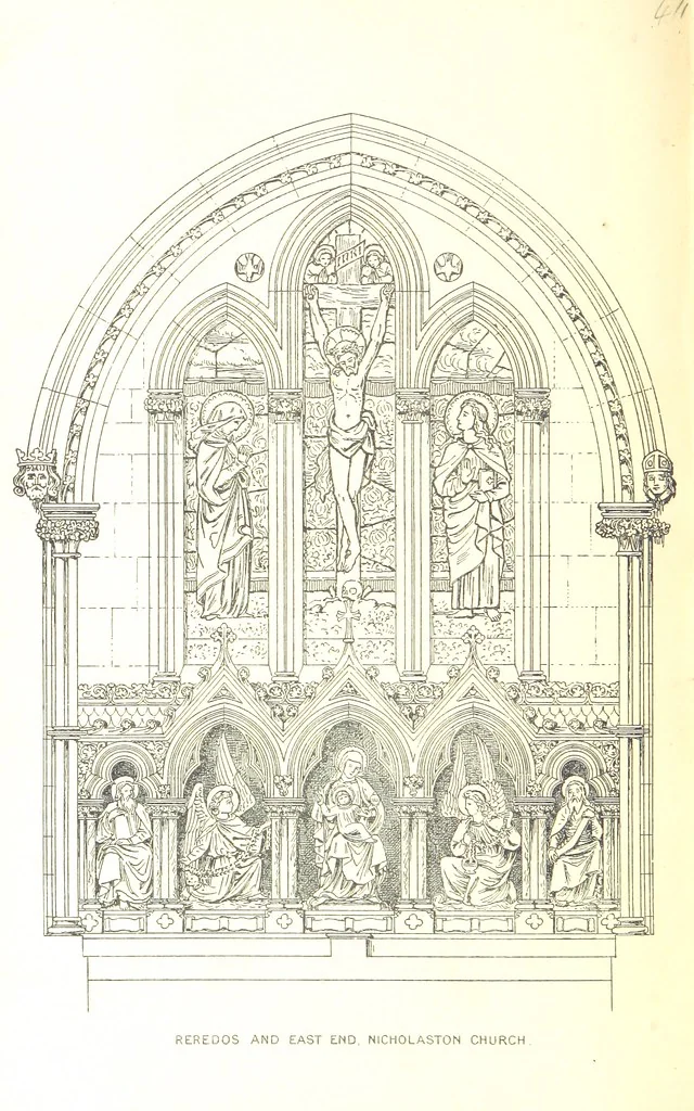 An illustration from A History of West Gower, Glamorganshire. (pt. 2. Historical Notices of the Parishes of Llanmadoc and Cheriton, etc.-pt. 3. Historical Notices of the Parishes of Llangenydd and Rhosili, etc.-pt. 4. Historical Notices of the Parishes of Penrice, Oxwich and Nicholaston, etc.), 1877, leaf 544