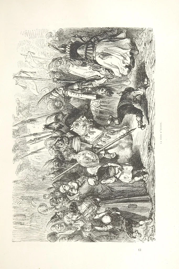 An illustration from L'Espagne ... Illustrée de 309 gravures dessinées sur bois par Gustave Doré, 1874, leaf 107