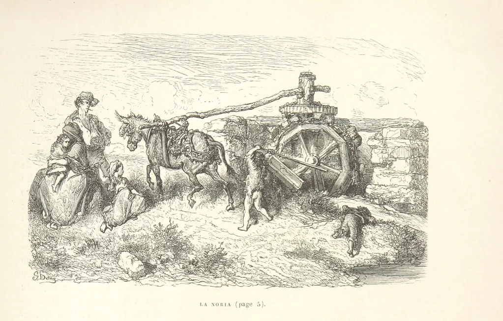 An illustration from L'Espagne ... Illustrée de 309 gravures dessinées sur bois par Gustave Doré, 1874, leaf 11