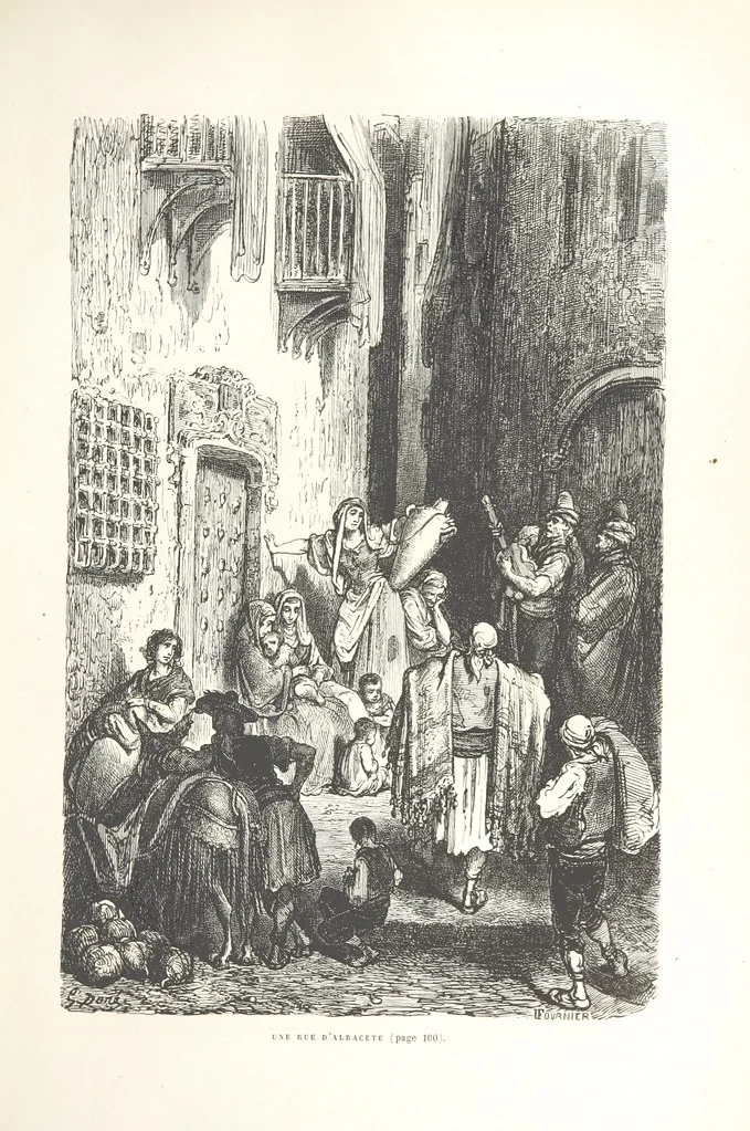 An illustration from L'Espagne ... Illustrée de 309 gravures dessinées sur bois par Gustave Doré, 1874, leaf 119