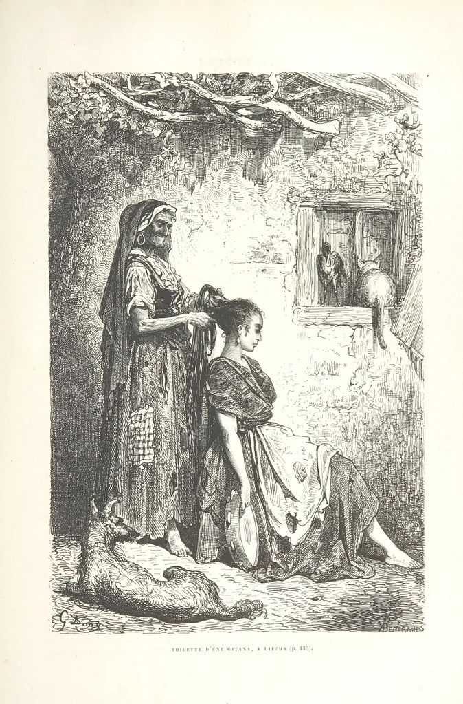 An illustration from L'Espagne ... Illustrée de 309 gravures dessinées sur bois par Gustave Doré, 1874, leaf 143