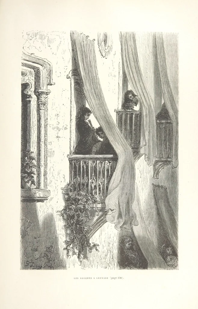 An illustration from L'Espagne ... Illustrée de 309 gravures dessinées sur bois par Gustave Doré, 1874, leaf 153