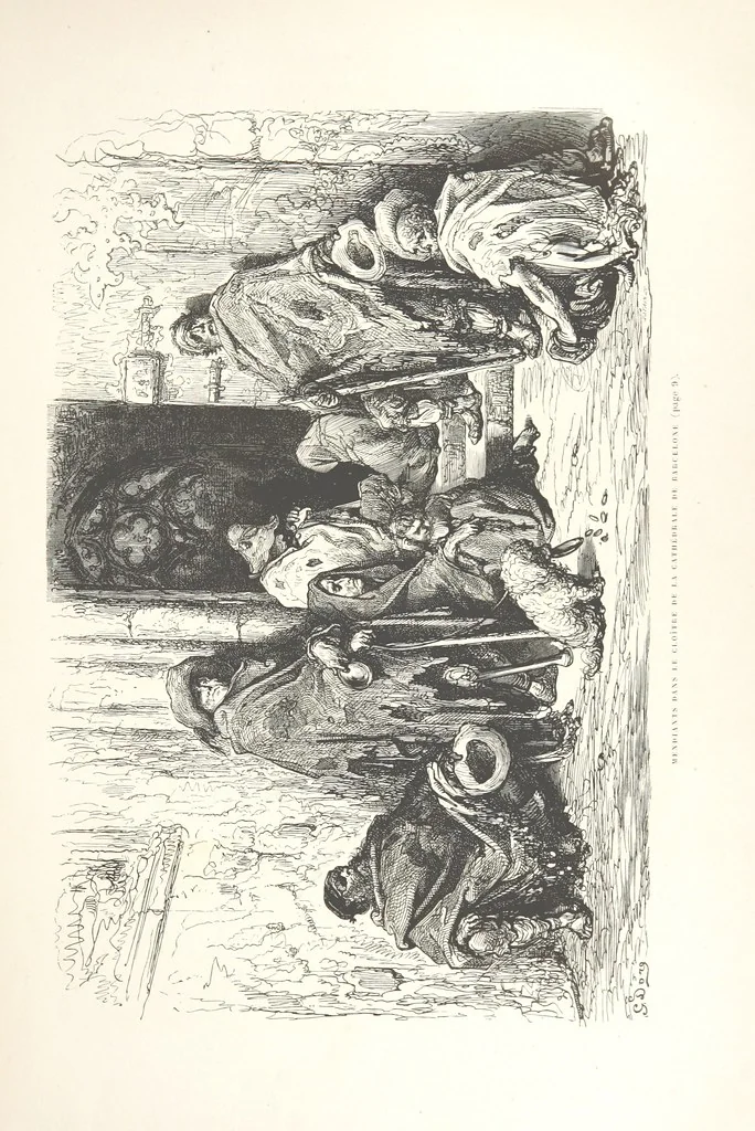 An illustration from L'Espagne ... Illustrée de 309 gravures dessinées sur bois par Gustave Doré, 1874, leaf 17