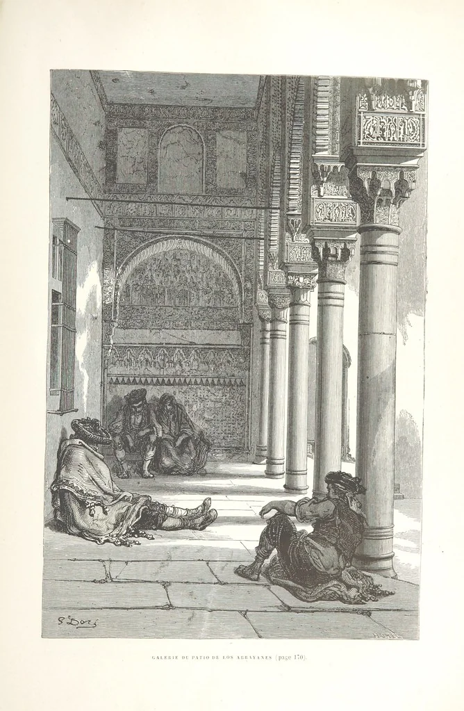 An illustration from L'Espagne ... Illustrée de 309 gravures dessinées sur bois par Gustave Doré, 1874, leaf 185
