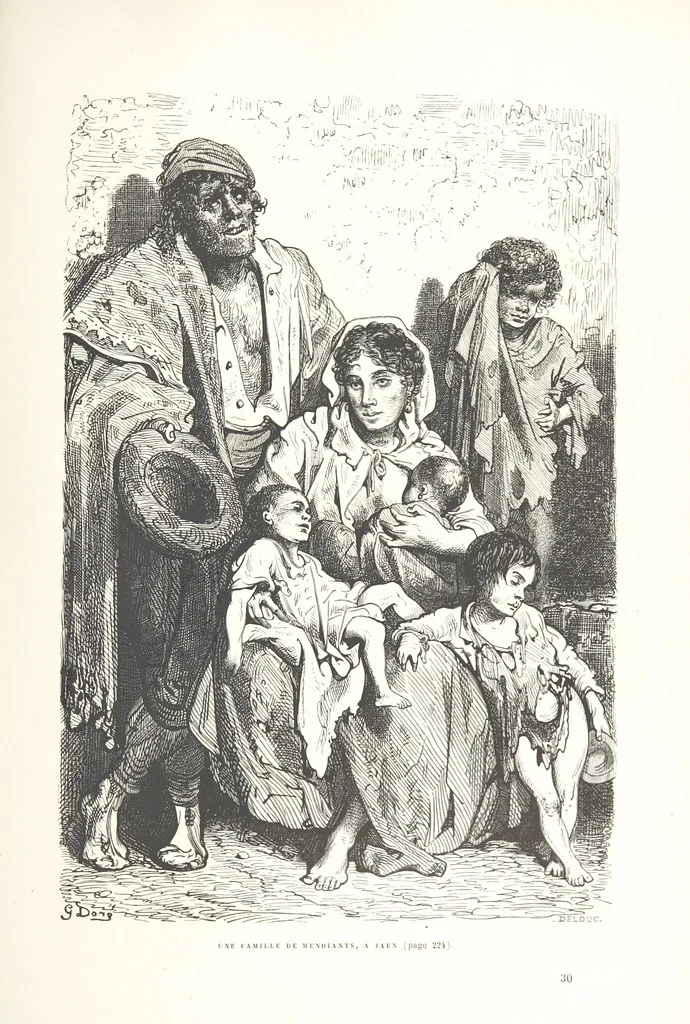 An illustration from L'Espagne ... Illustrée de 309 gravures dessinées sur bois par Gustave Doré, 1874, leaf 243