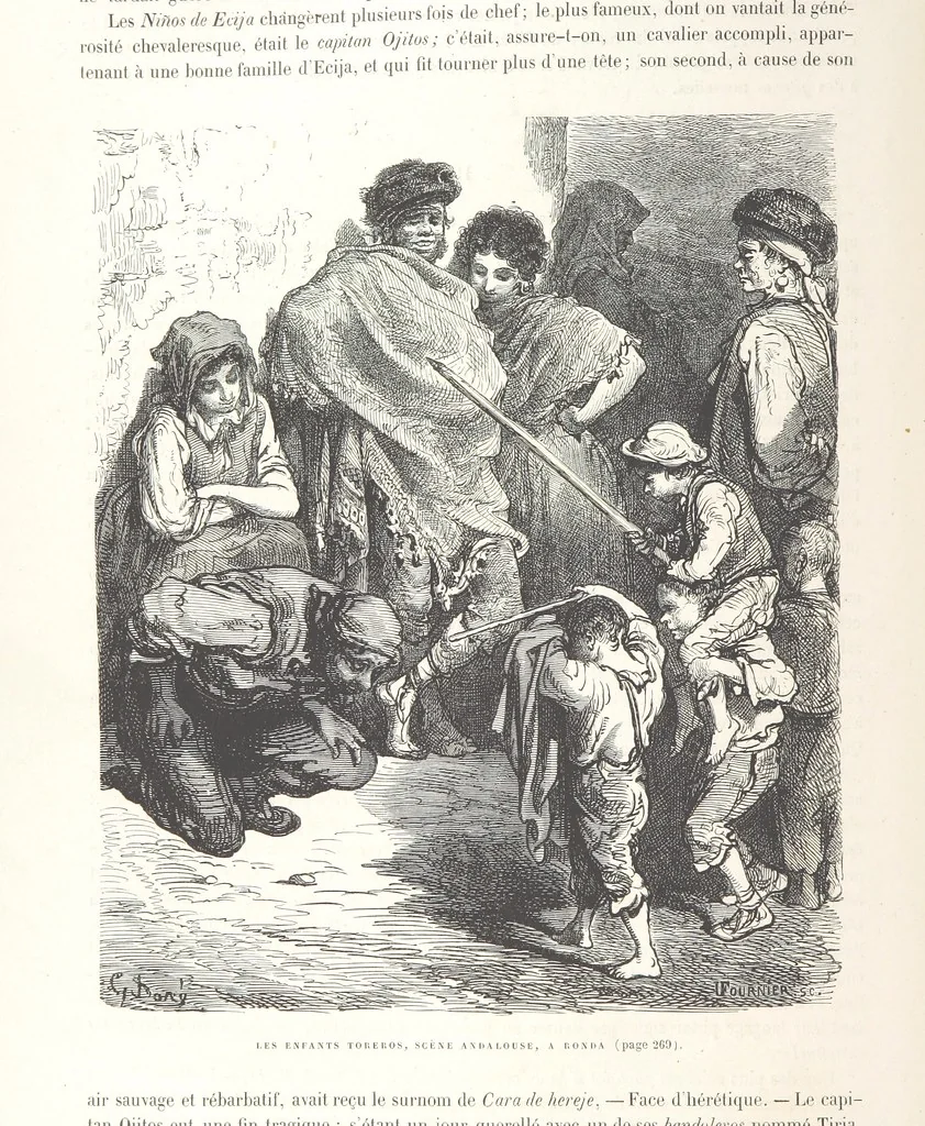 An illustration from L'Espagne ... Illustrée de 309 gravures dessinées sur bois par Gustave Doré, 1874, leaf 274