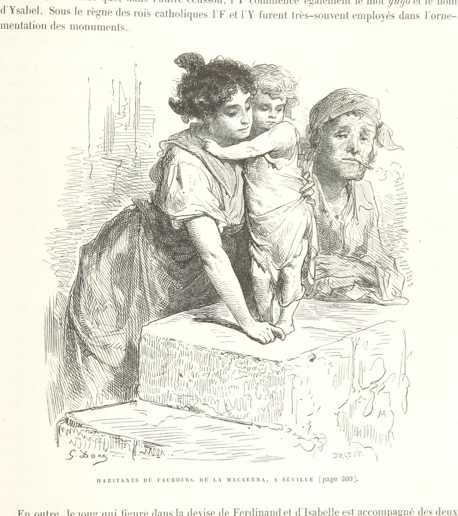 An illustration from L'Espagne ... Illustrée de 309 gravures dessinées sur bois par Gustave Doré, 1874, leaf 315