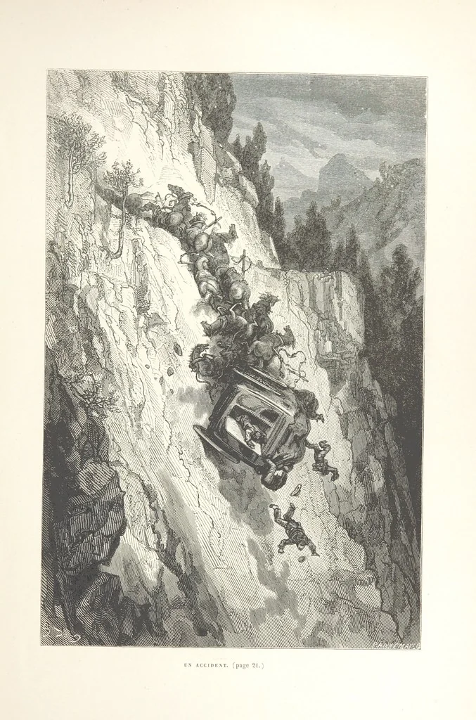An illustration from L'Espagne ... Illustrée de 309 gravures dessinées sur bois par Gustave Doré, 1874, leaf 33