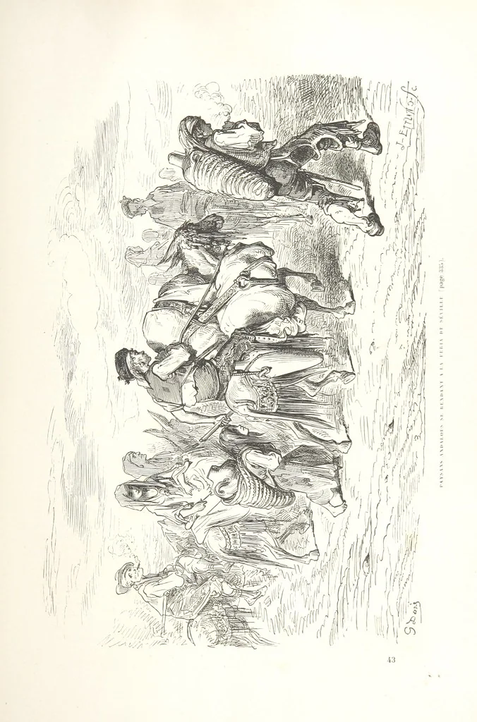An illustration from L'Espagne ... Illustrée de 309 gravures dessinées sur bois par Gustave Doré, 1874, leaf 347