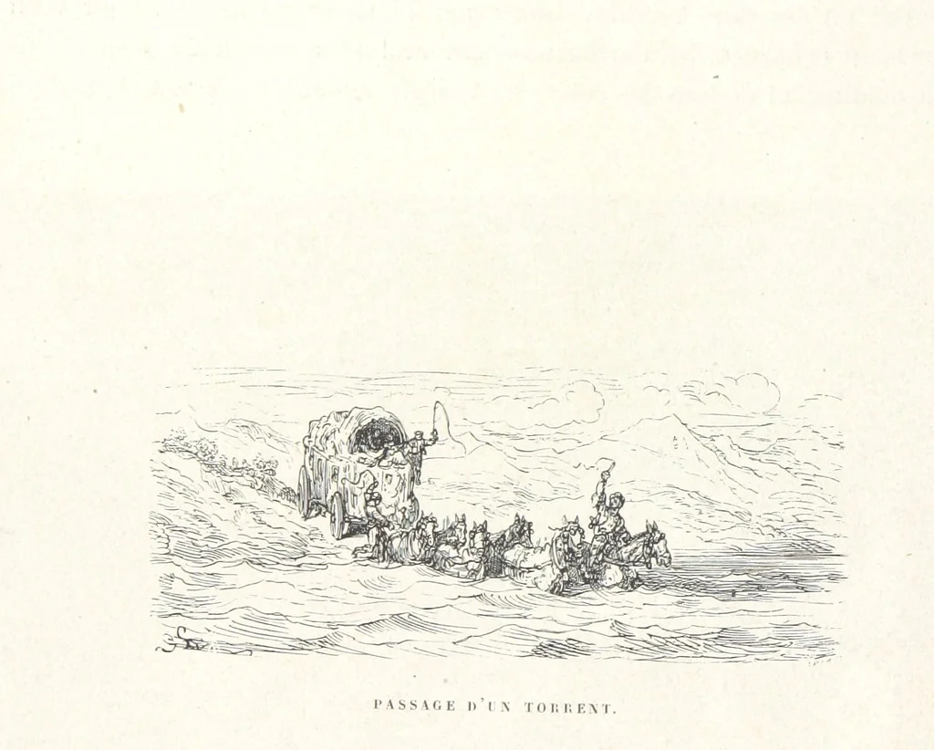 An illustration from L'Espagne ... Illustrée de 309 gravures dessinées sur bois par Gustave Doré, 1874, leaf 36