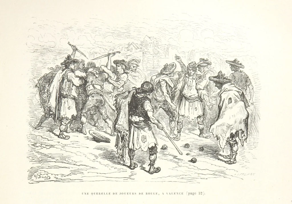 An illustration from L'Espagne ... Illustrée de 309 gravures dessinées sur bois par Gustave Doré, 1874, leaf 37
