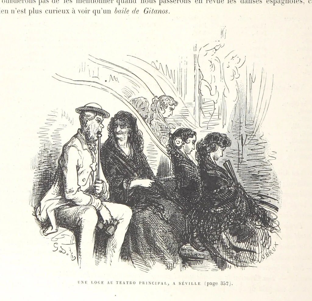 An illustration from L'Espagne ... Illustrée de 309 gravures dessinées sur bois par Gustave Doré, 1874, leaf 376