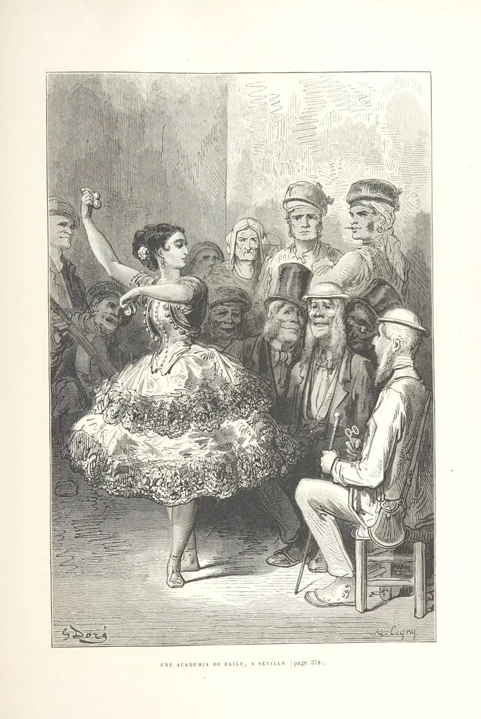 An illustration from L'Espagne ... Illustrée de 309 gravures dessinées sur bois par Gustave Doré, 1874, leaf 391