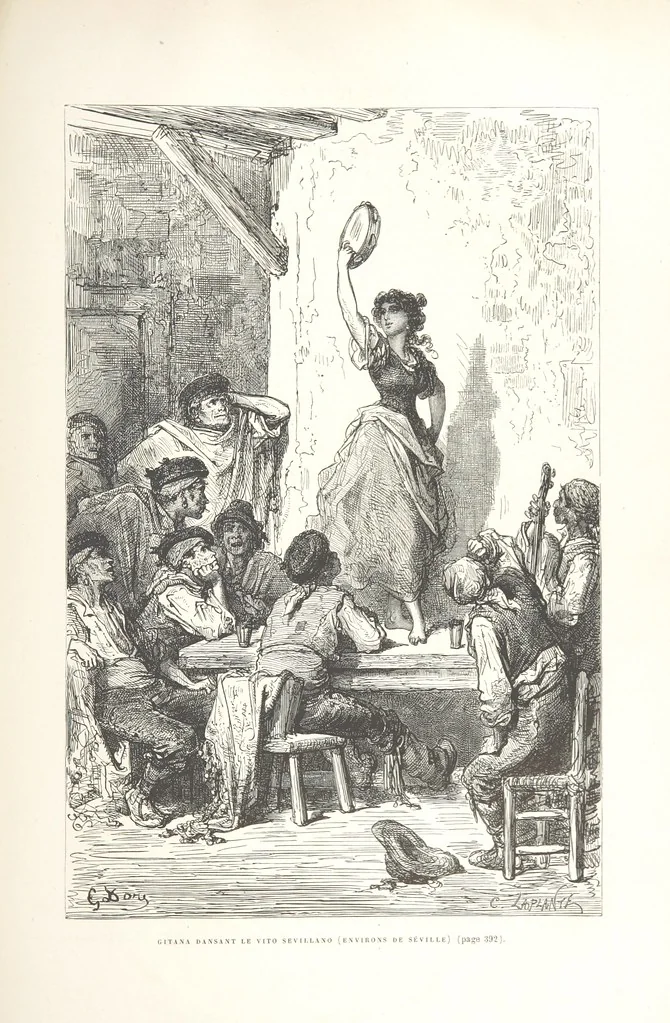 An illustration from L'Espagne ... Illustrée de 309 gravures dessinées sur bois par Gustave Doré, 1874, leaf 399