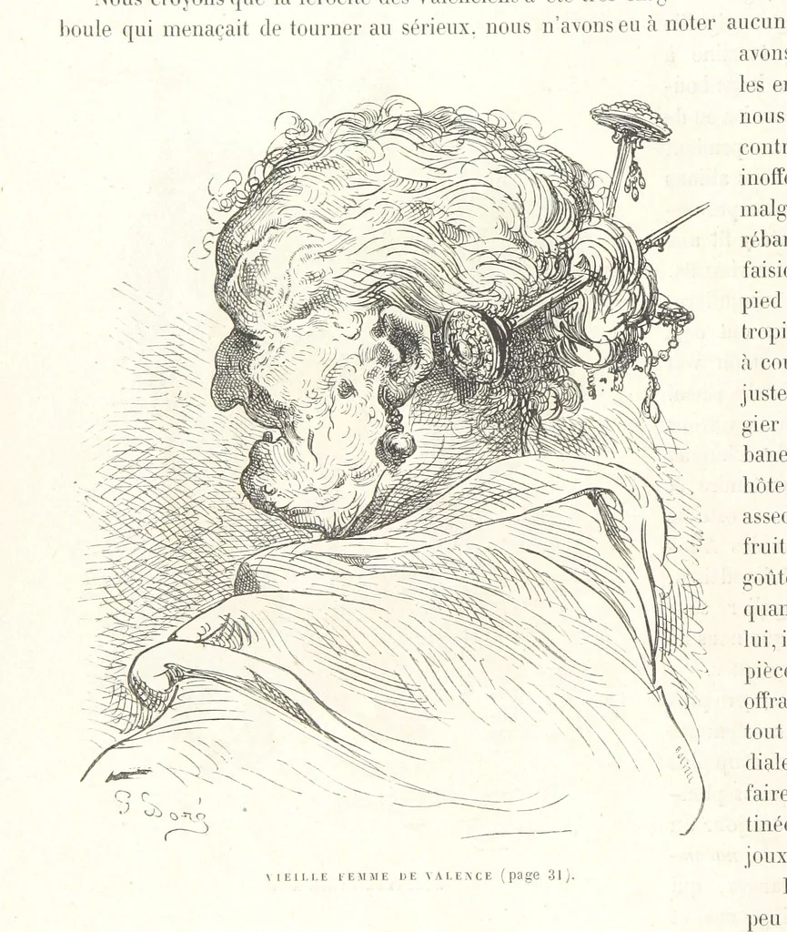 An illustration from L'Espagne ... Illustrée de 309 gravures dessinées sur bois par Gustave Doré, 1874, leaf 42